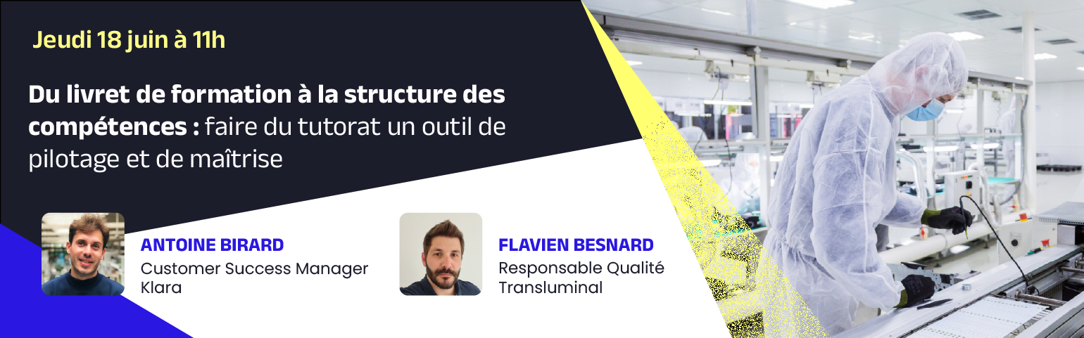 Du livret de formation à la structure des compétences : faire du tutorat un outil de pilotage et de maîtrise