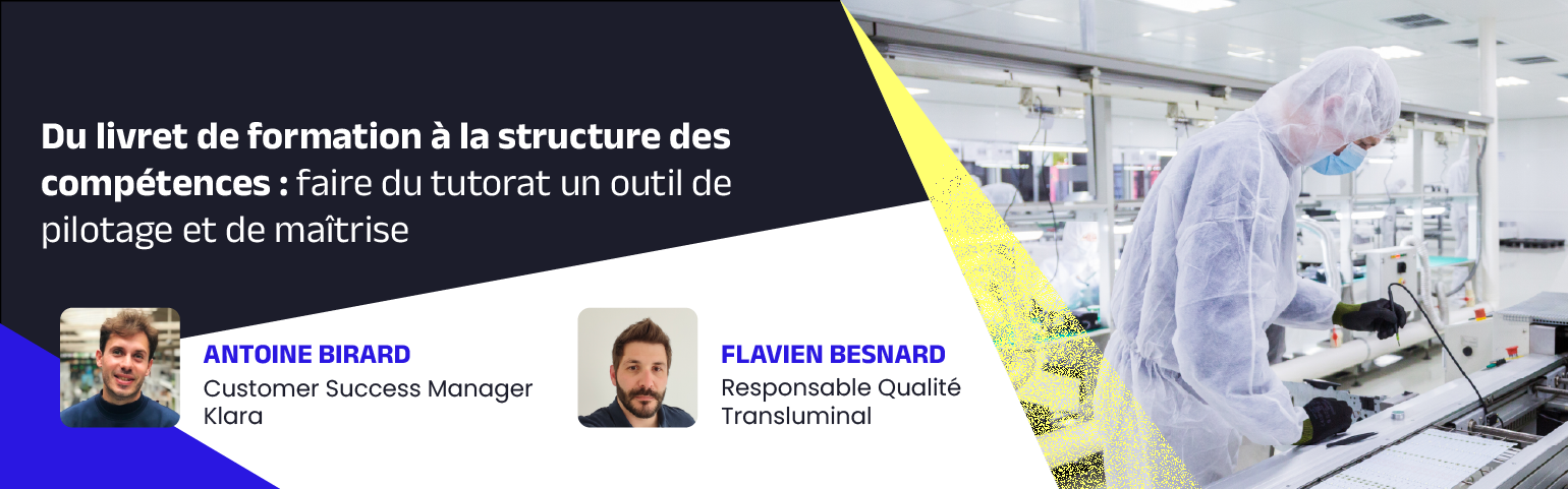 Du livret de formation à la structure des compétences : faire du tutorat un outil de pilotage et de maîtrise