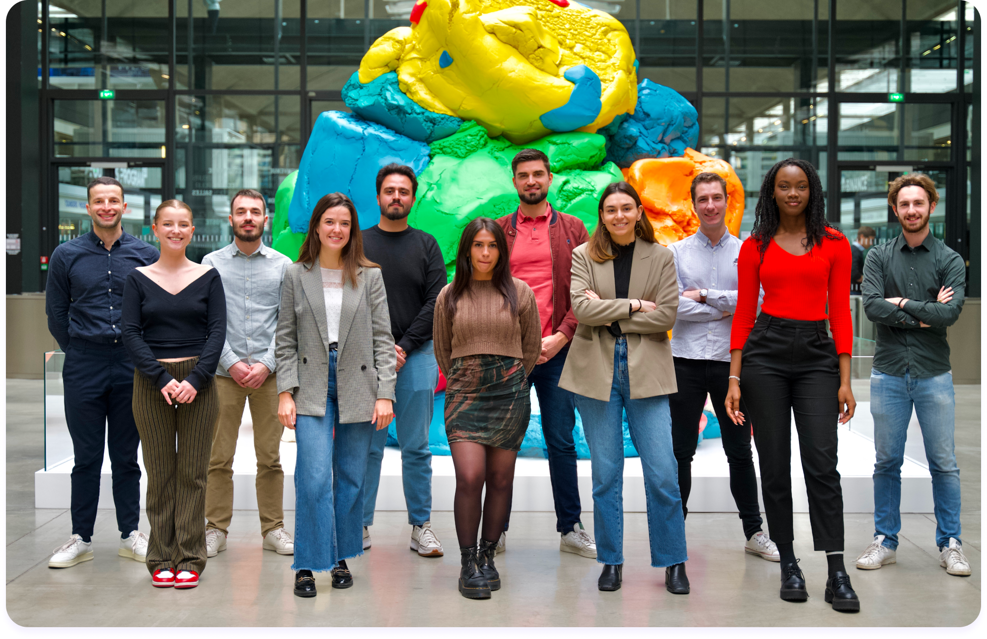 Klara team at Station F